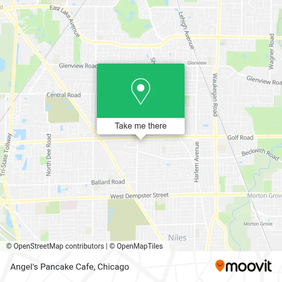 Angel's Pancake Cafe map