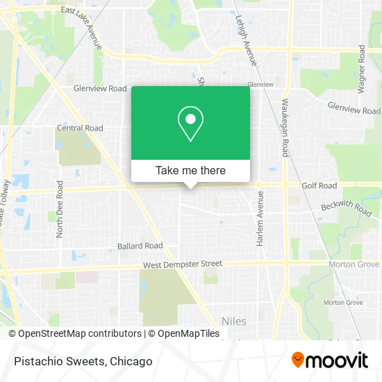 Pistachio Sweets map