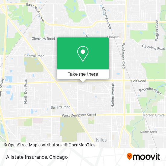 Allstate Insurance map