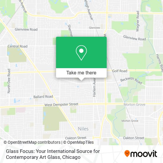 Mapa de Glass Focus: Your International Source for Contemporary Art Glass