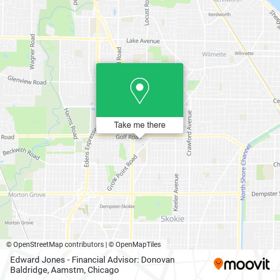 Mapa de Edward Jones - Financial Advisor: Donovan Baldridge, Aamstm