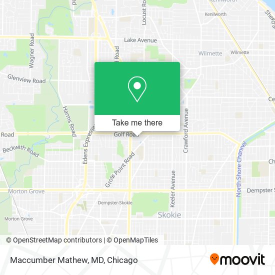 Maccumber Mathew, MD map