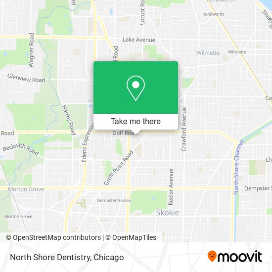 North Shore Dentistry map