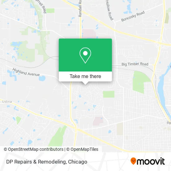 DP Repairs & Remodeling map