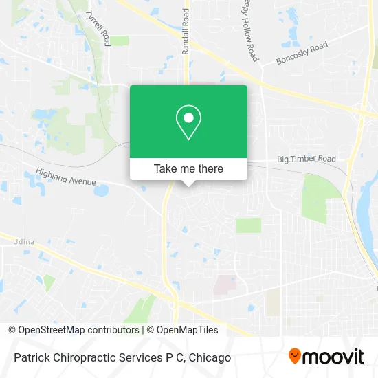 Patrick Chiropractic Services P C map