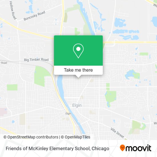 Mapa de Friends of McKinley Elementary School