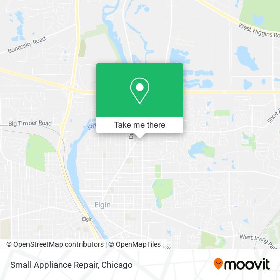 Mapa de Small Appliance Repair