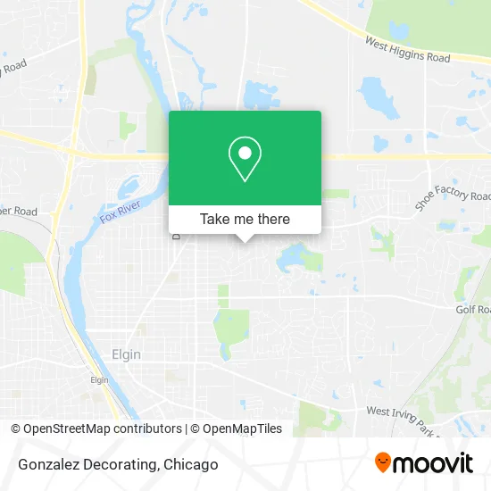 Gonzalez Decorating map