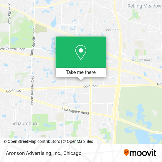 Aronson Advertising, Inc. map