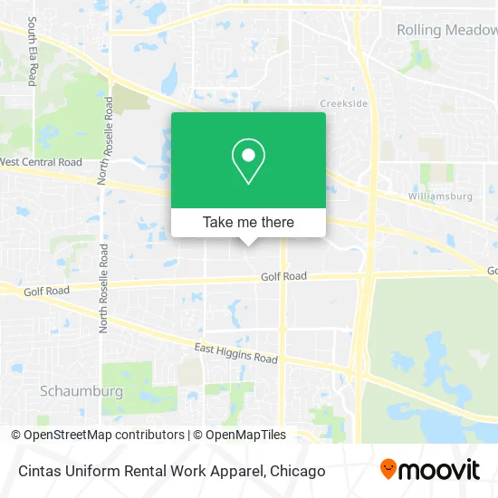 Cintas Uniform Rental Work Apparel map