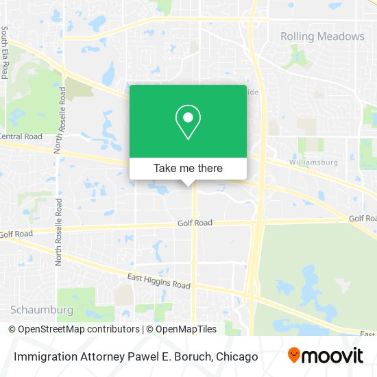 Immigration Attorney Pawel E. Boruch map