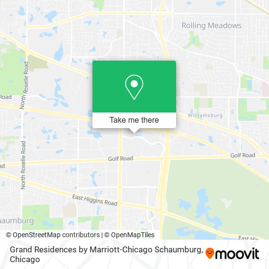 Mapa de Grand Residences by Marriott-Chicago Schaumburg