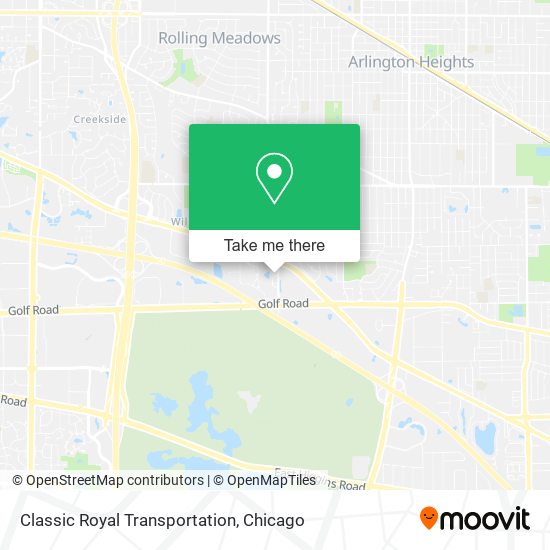 Classic Royal Transportation map