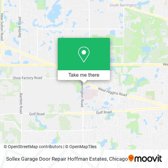 Mapa de Sollex Garage Door Repair Hoffman Estates