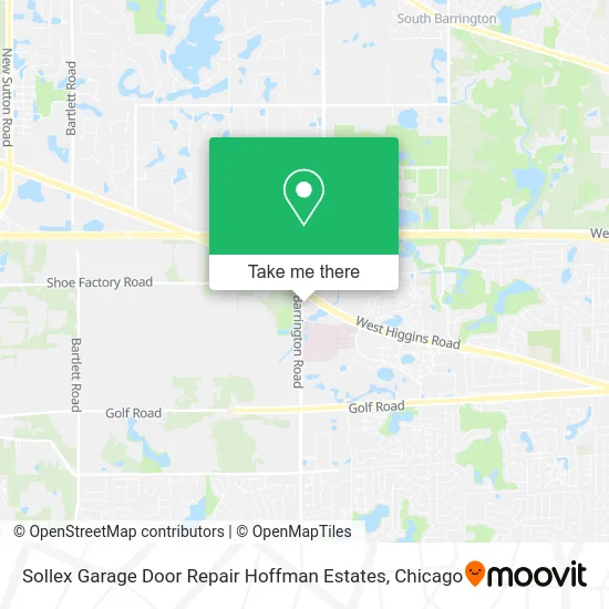 Sollex Garage Door Repair Hoffman Estates map