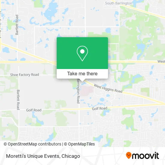 Mapa de Moretti's Unique Events