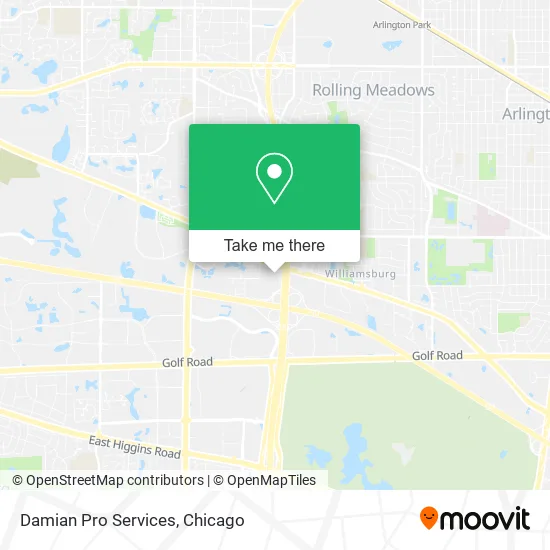 Damian Pro Services map