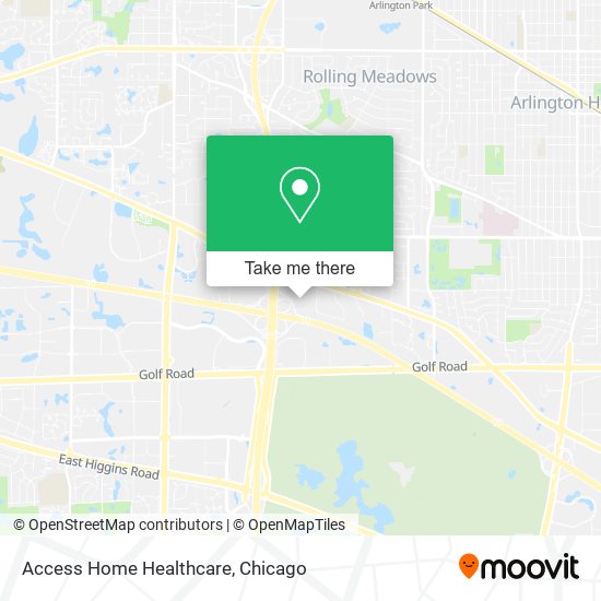Access Home Healthcare map