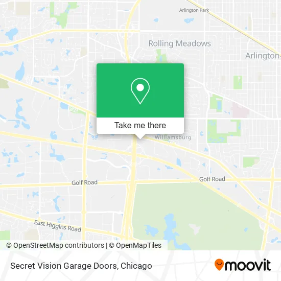 Mapa de Secret Vision Garage Doors
