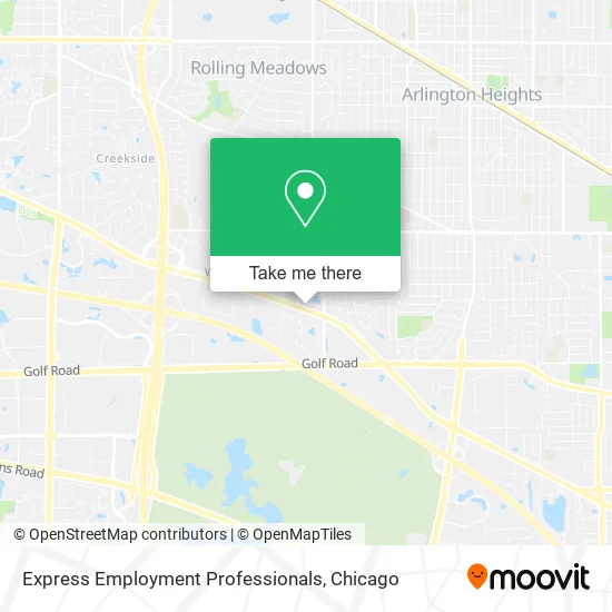 Express Employment Professionals map
