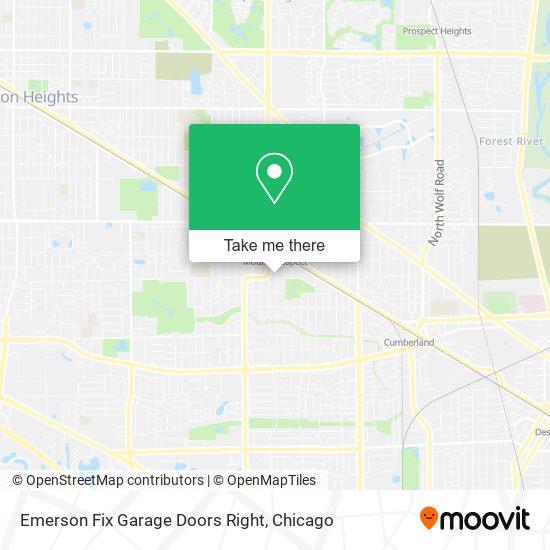 Emerson Fix Garage Doors Right map