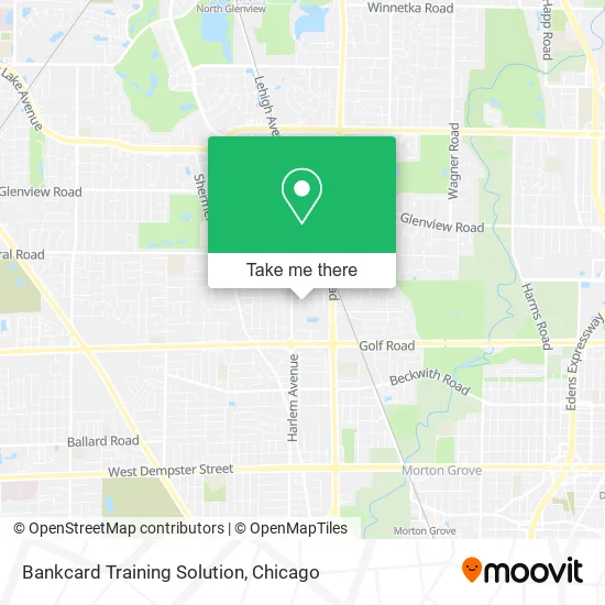 Bankcard Training Solution map