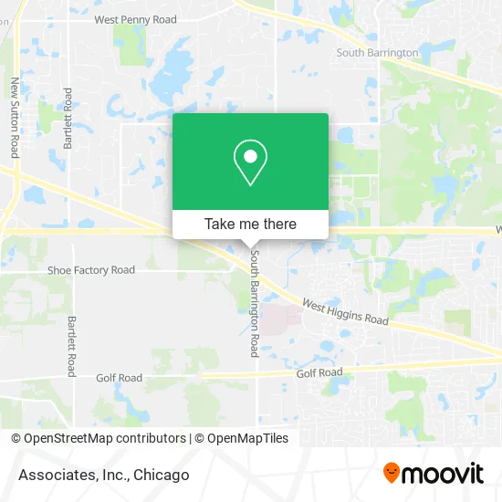 Associates, Inc. map