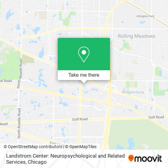 Landstrom Center: Neuropsychological and Related Services map