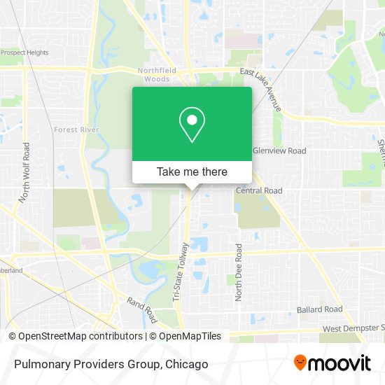 Pulmonary Providers Group map