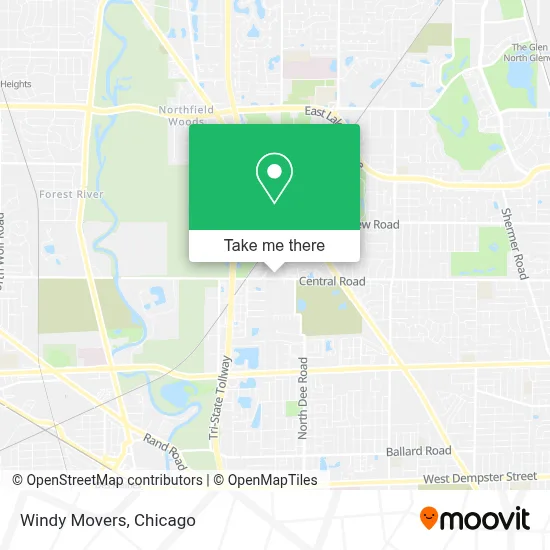 Windy Movers map