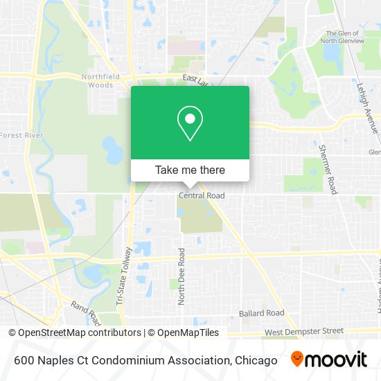 600 Naples Ct Condominium Association map