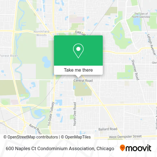 600 Naples Ct Condominium Association map