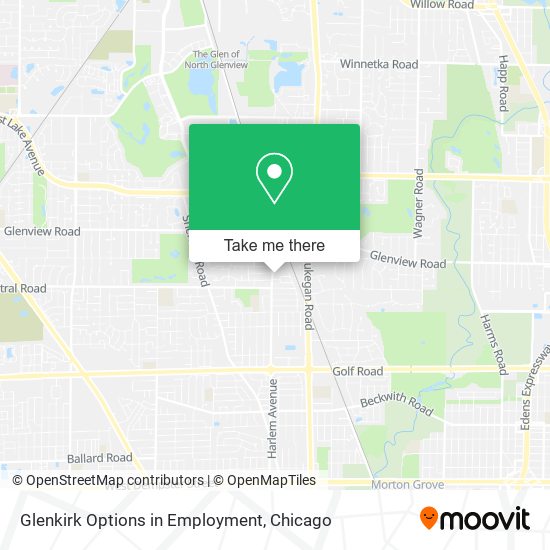 Glenkirk Options in Employment map