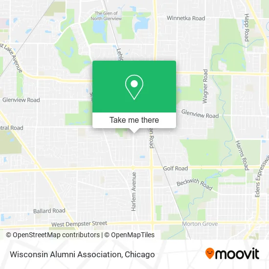 Wisconsin Alumni Association map