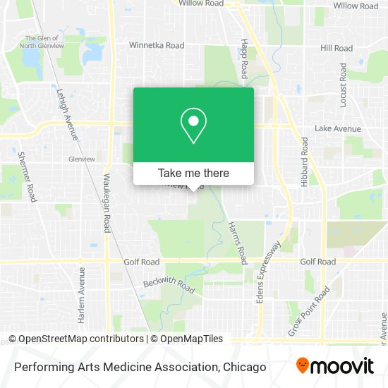 Performing Arts Medicine Association map