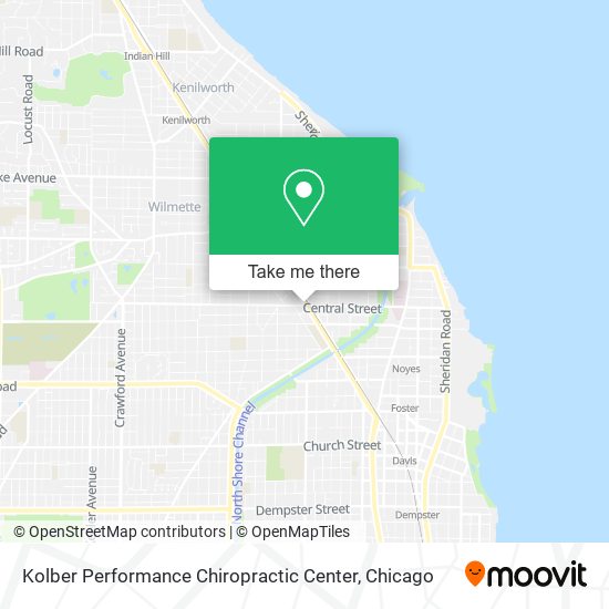 Kolber Performance Chiropractic Center map