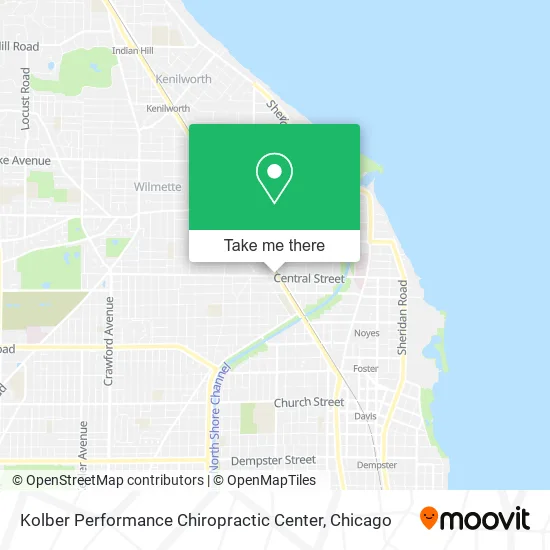 Kolber Performance Chiropractic Center map
