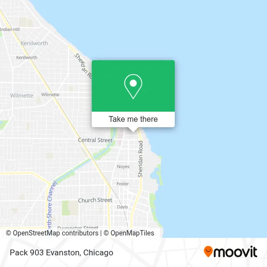 Pack 903 Evanston map