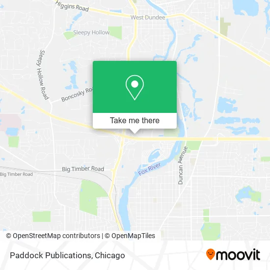 Paddock Publications map