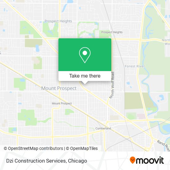 Dzi Construction Services map