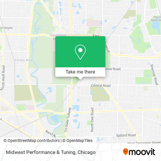 Mapa de Midwest Performance & Tuning