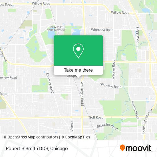 Robert S Smith DDS map