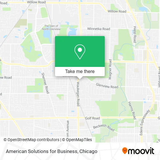 Mapa de American Solutions for Business