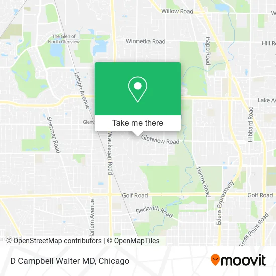 D Campbell Walter MD map