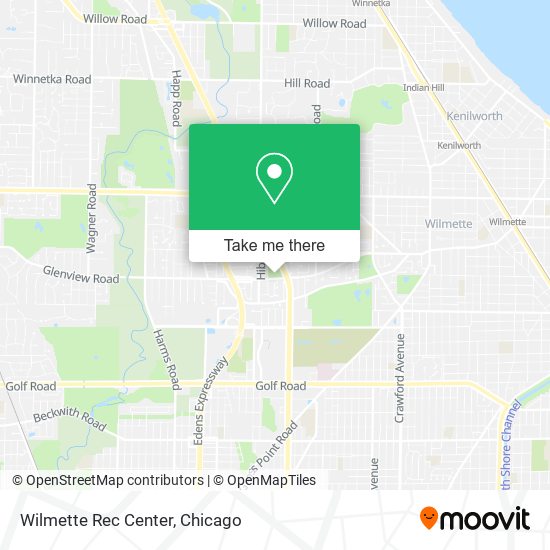 Mapa de Wilmette Rec Center