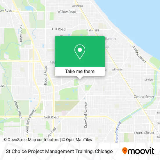 St Choice Project Management Training map