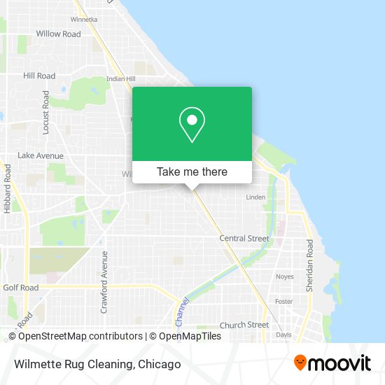 Wilmette Rug Cleaning map