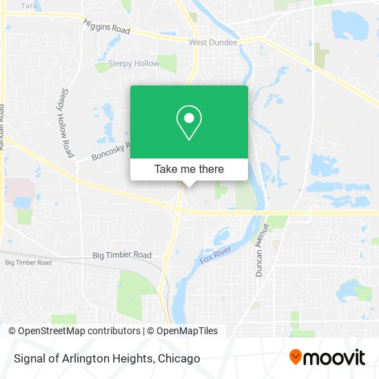 Signal of Arlington Heights map