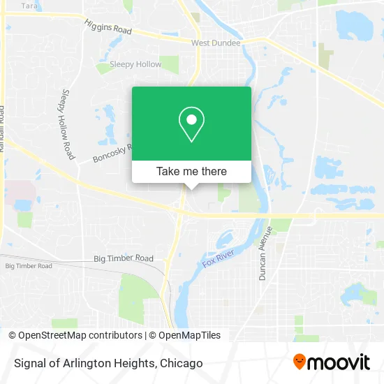 Signal of Arlington Heights map