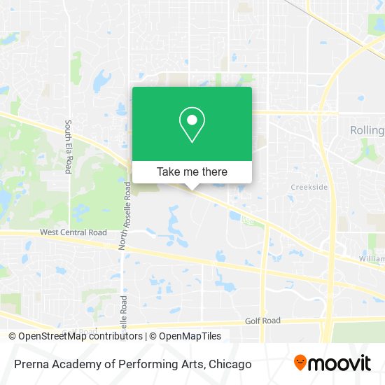 Mapa de Prerna Academy of Performing Arts